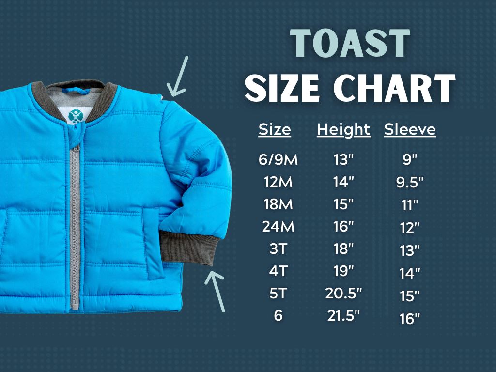 Toast Car Seat Coat  - FINAL SALE