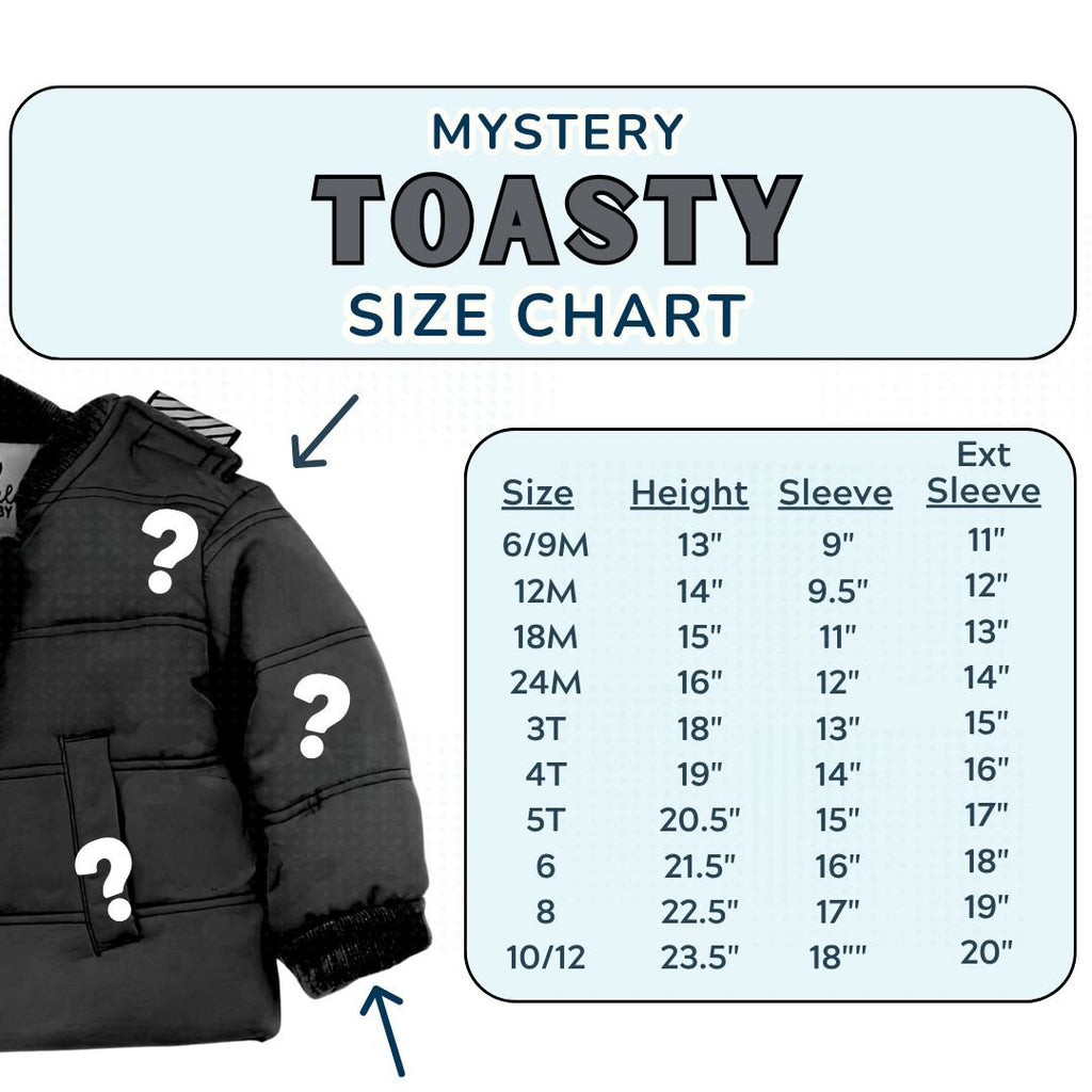 Toasty Car Seat Coat Different Color per size - FINAL SALE