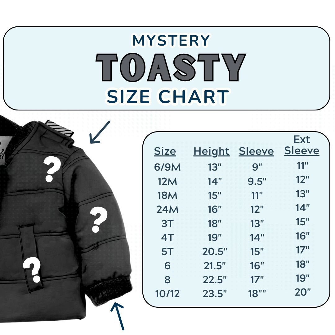 Toasty Car Seat Coat Different Color per size - FINAL SALE